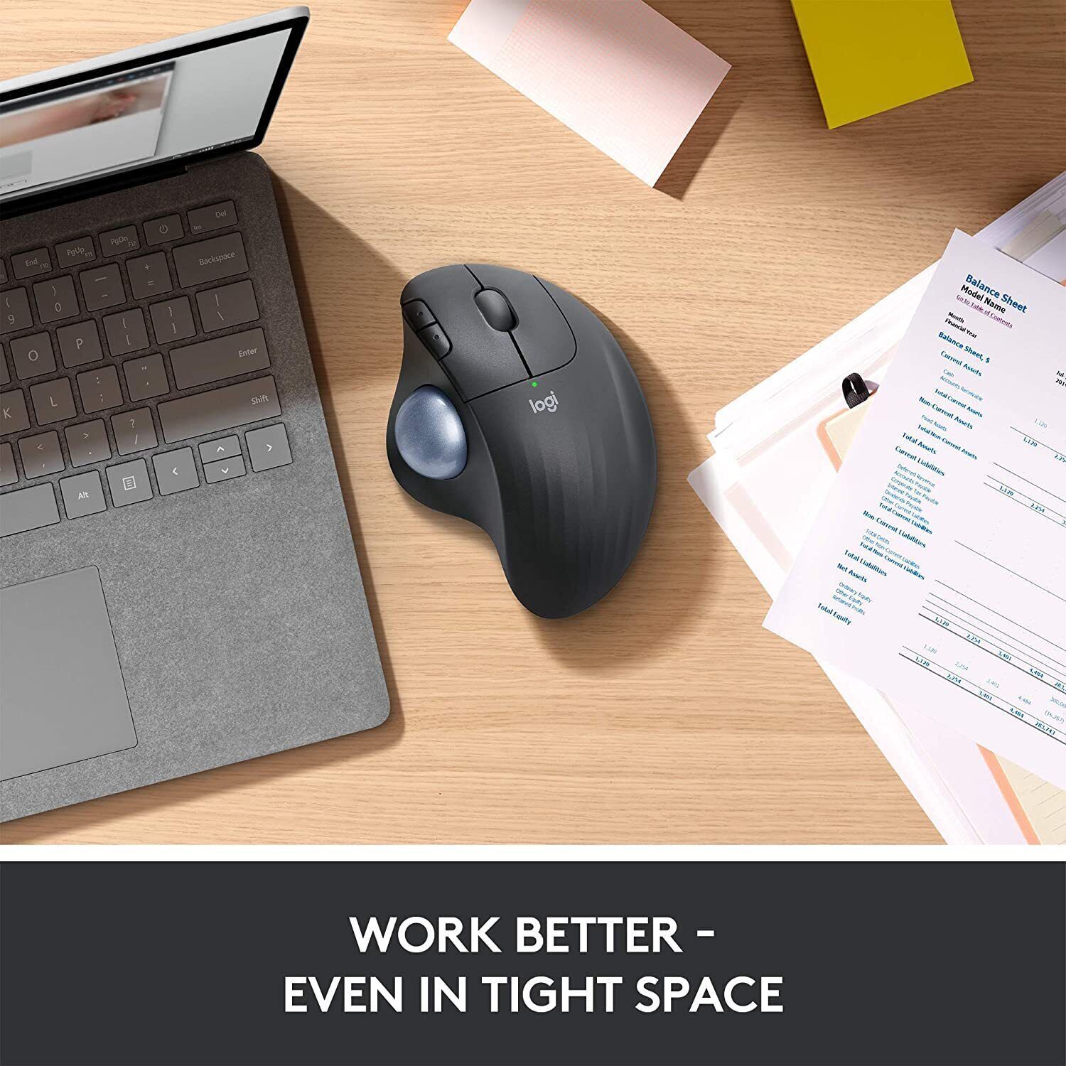 Logitech Wireless Trackball Mouse Ergonomic M575 thumbnail