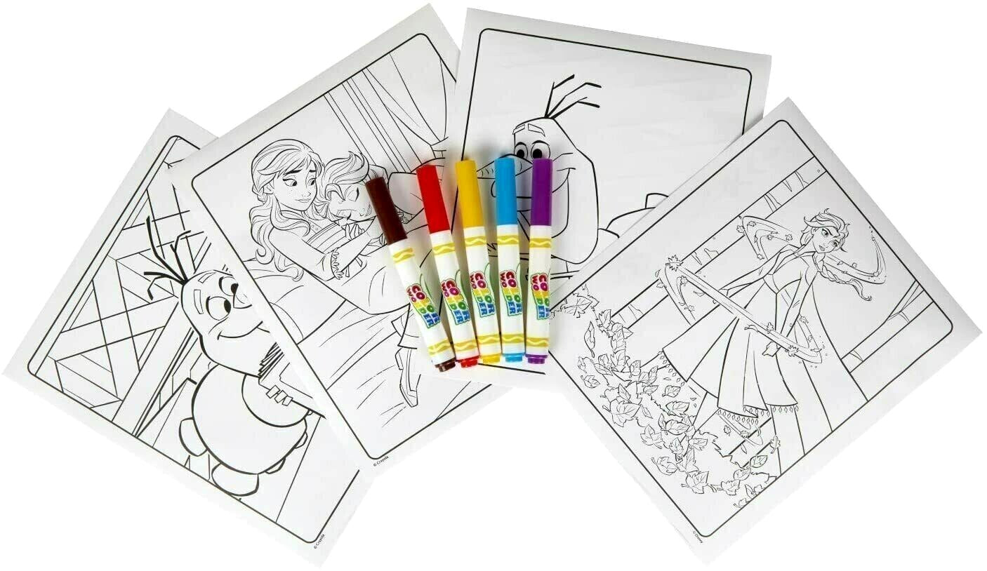 Crayola Color Wonder Mess Free Frozen 2 Coloring Pages & Markers. Bring home the joy of Disney's Frozen with a mess-free colouring experience!  75-7998 thumbnail