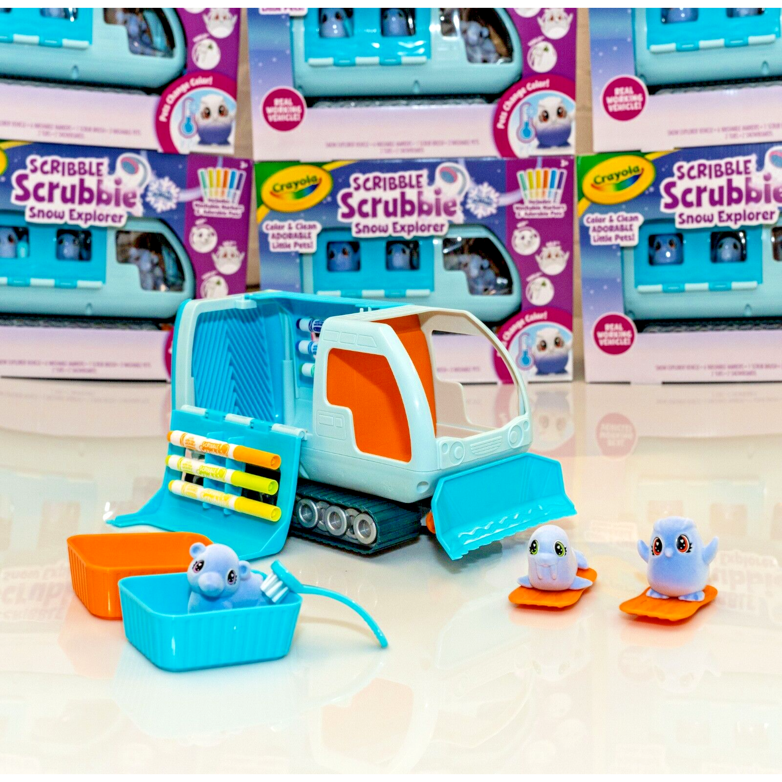 Crayola Scribble Scrubbie Pets Arctic Snow Explorer 74-7479 thumbnail
