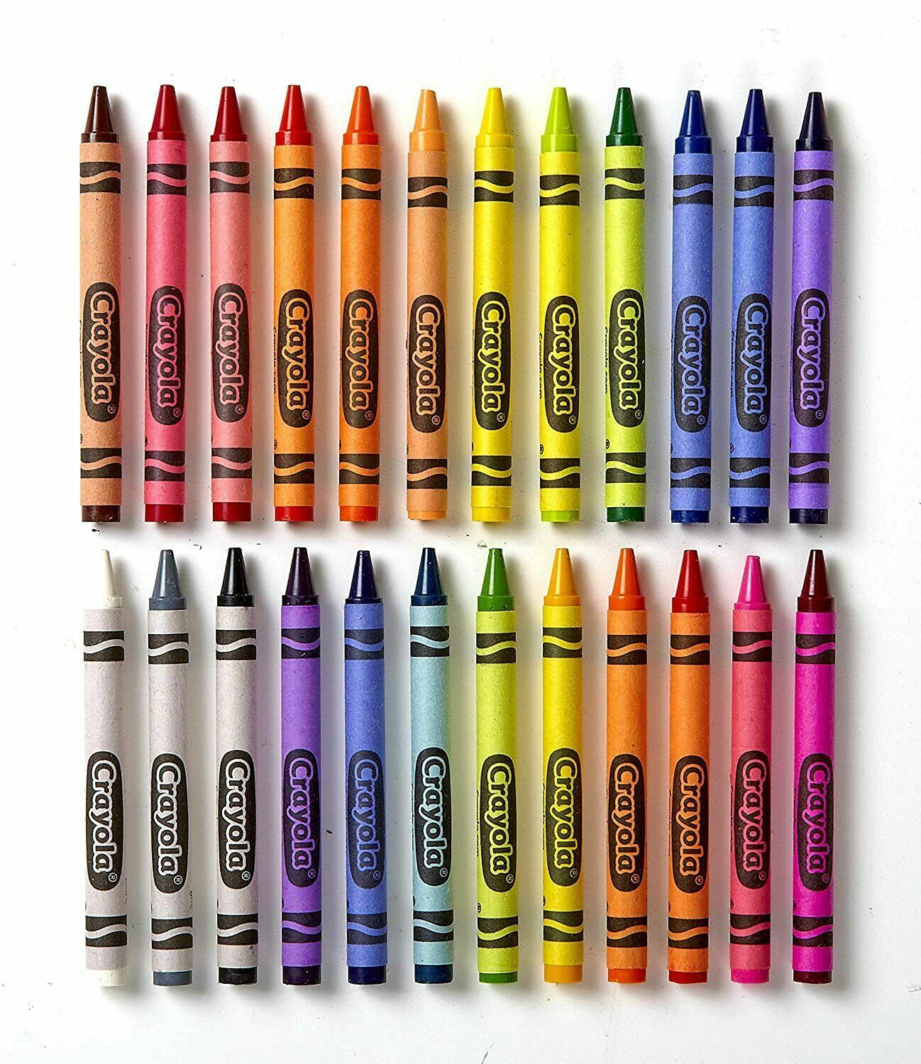 Crayola Classic Wax Crayons 24 Colors Pack 52-3024 thumbnail