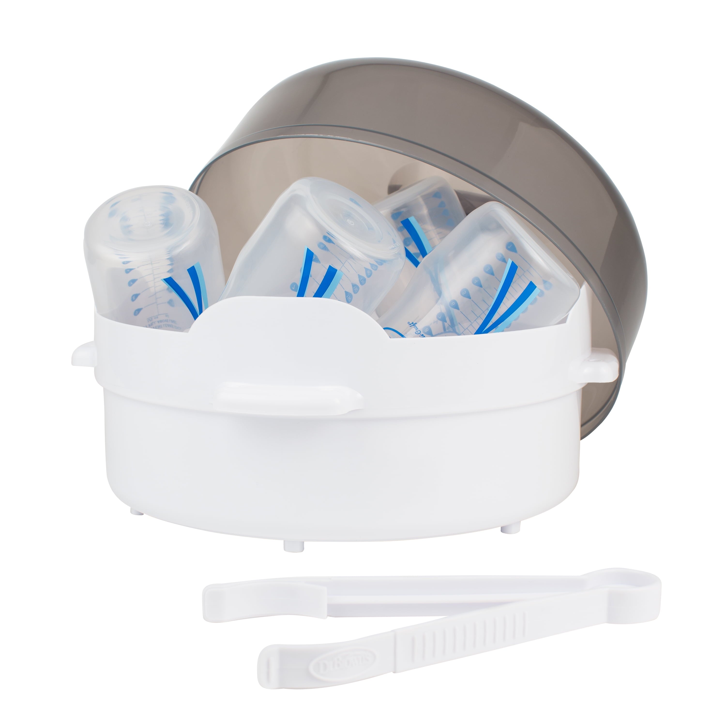 Microwave Steam Sterilizer, Quickly Sterilize Baby Bottles, Pacifiers, Breast Pump Parts, & Accessories, Travel-Friendly, BPA Free, 1 Pack thumbnail
