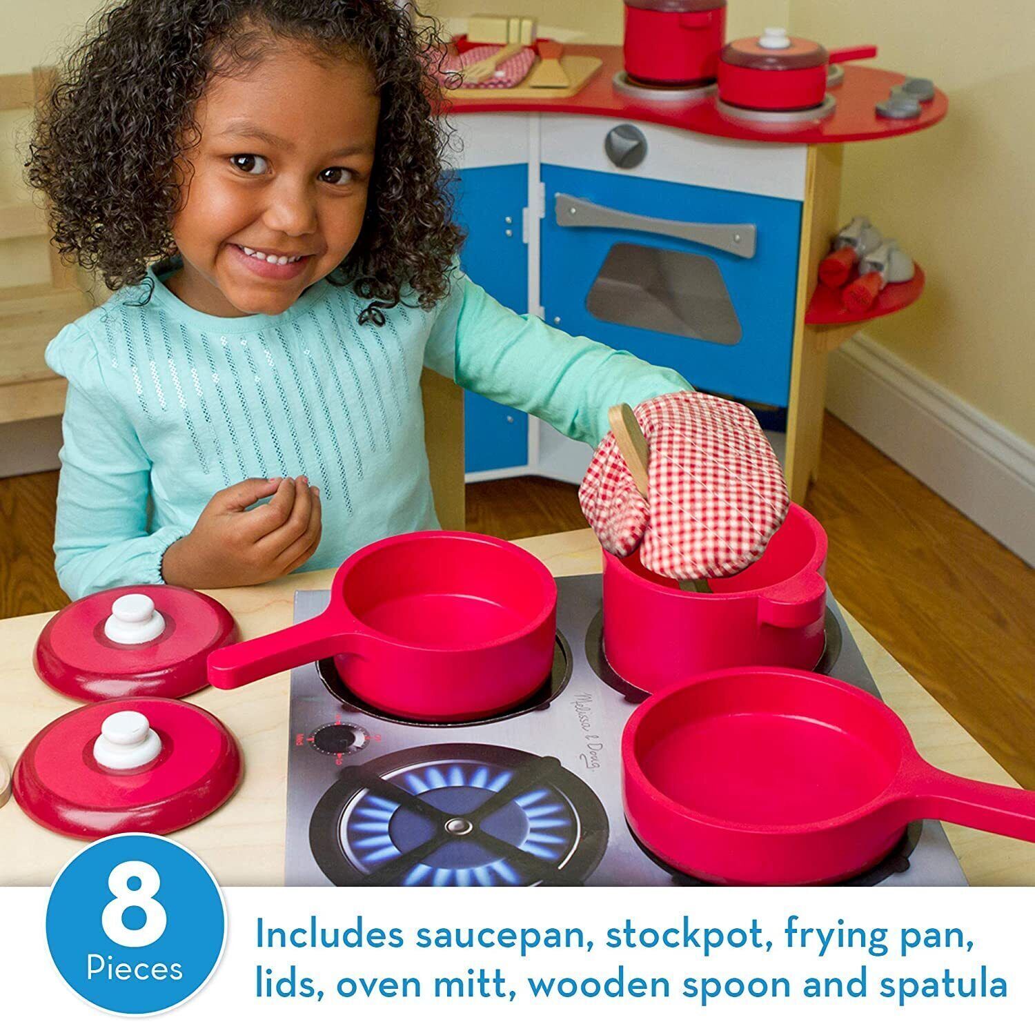 Melissa & Doug Deluxe Kitchen Accessory Set MD-2610 thumbnail