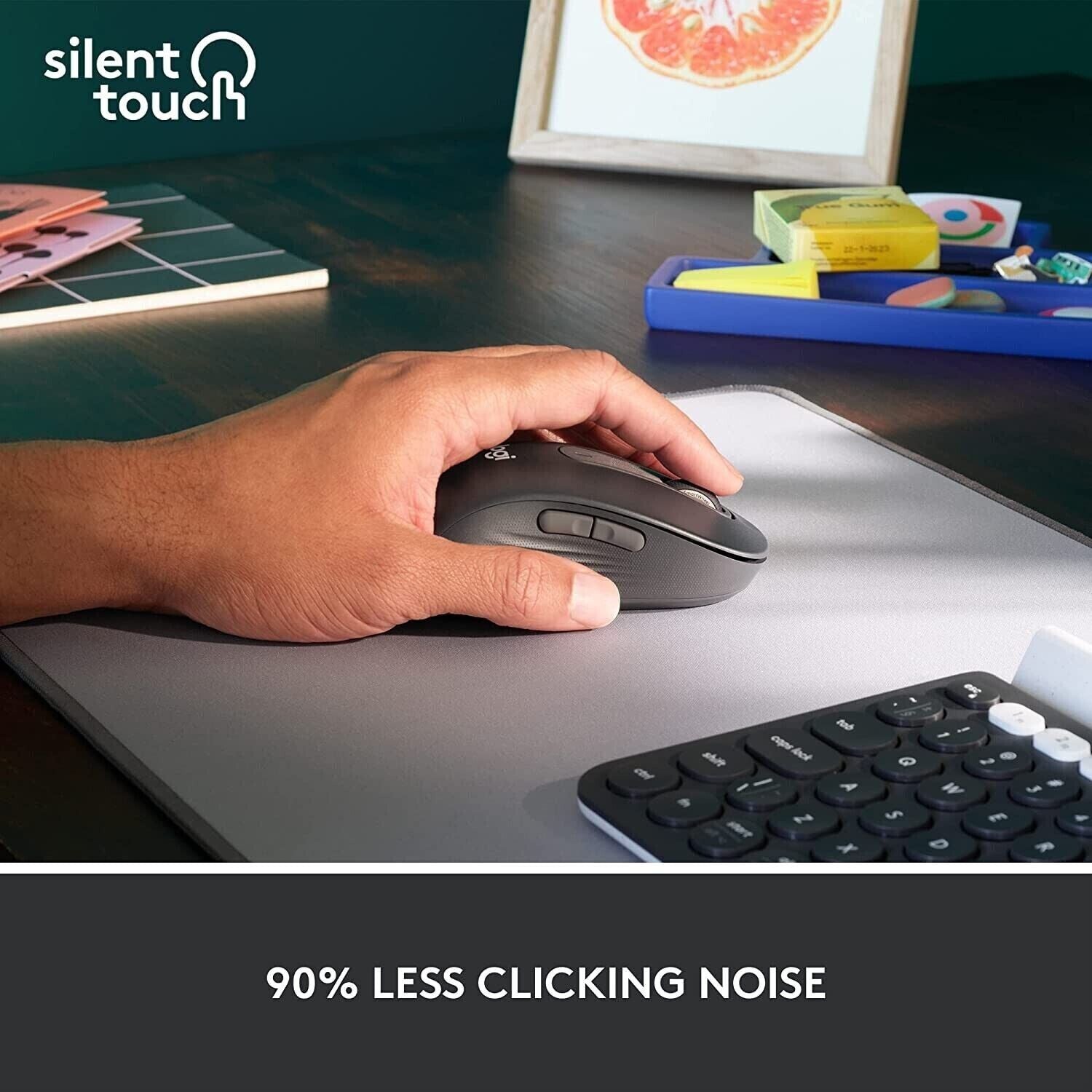 Logitech Signature M650 L Left Wireless Mouse For Left Hand Graphite. Get a strong, reliable wireless connection from up to 10 meters away. Enjoy super-easy, no-hassle connectivity every time. 910-006234 | EAN: 097855167613 thumbnail