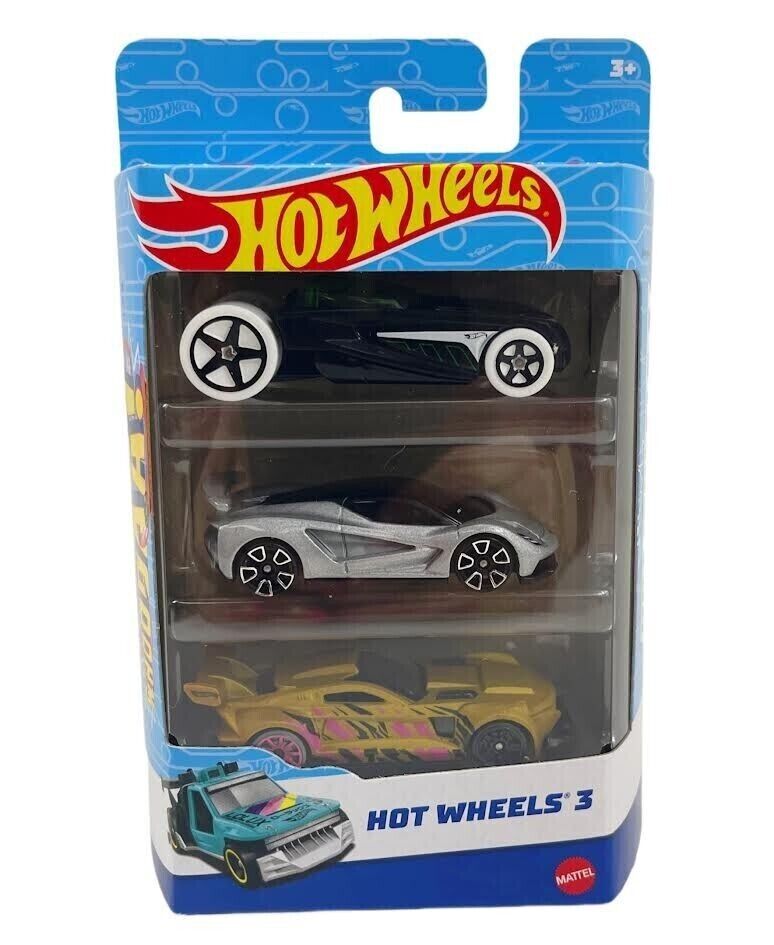 Hot Wheels 3-Car Pack (Styles May Vary) K5904 thumbnail
