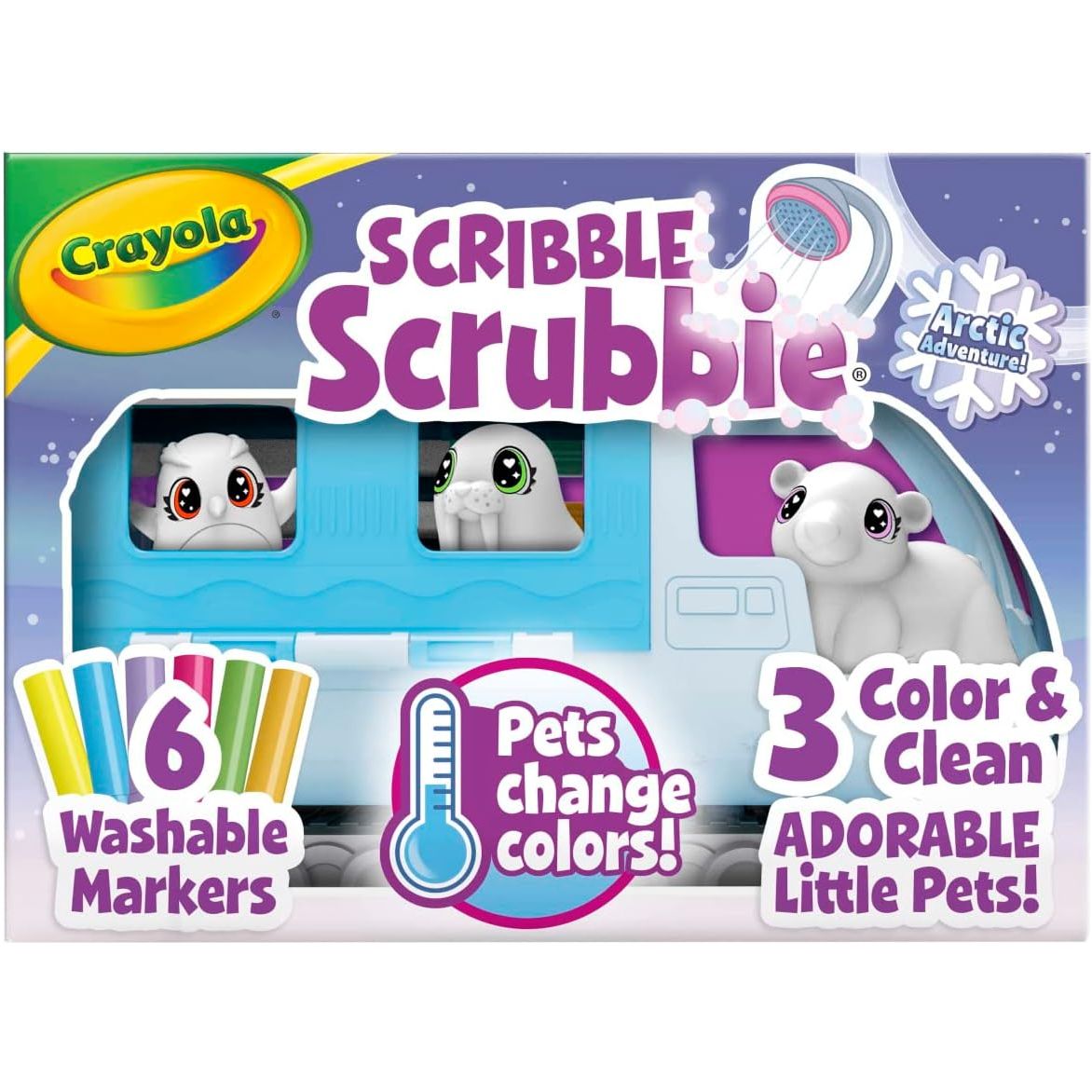 Crayola Scribble Scrubbie Pets Arctic Snow Explorer 74-7479 thumbnail