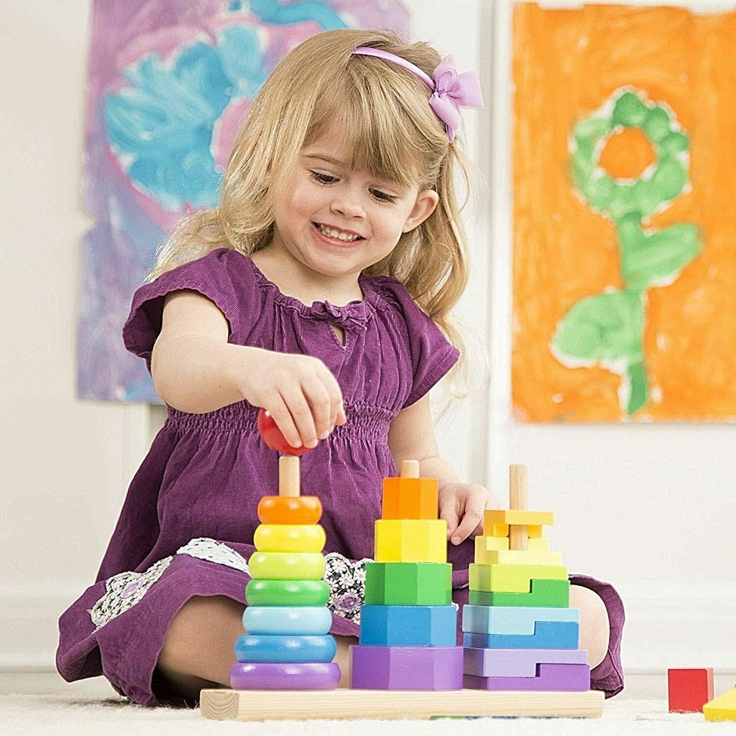 Melissa & Doug Geometric Stacker MD-567 thumbnail