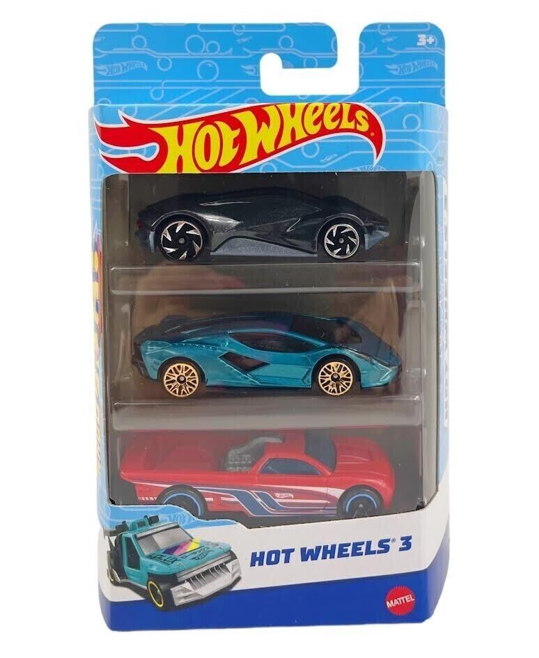 Hot Wheels 3-Car Pack (Styles May Vary) K5904 thumbnail