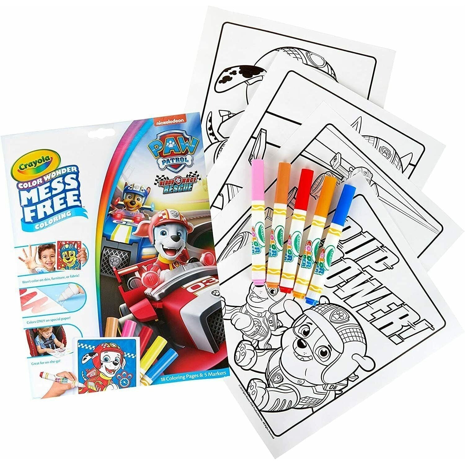 Crayola Paw Patrol Rescue Color Wonder 75-7111 thumbnail