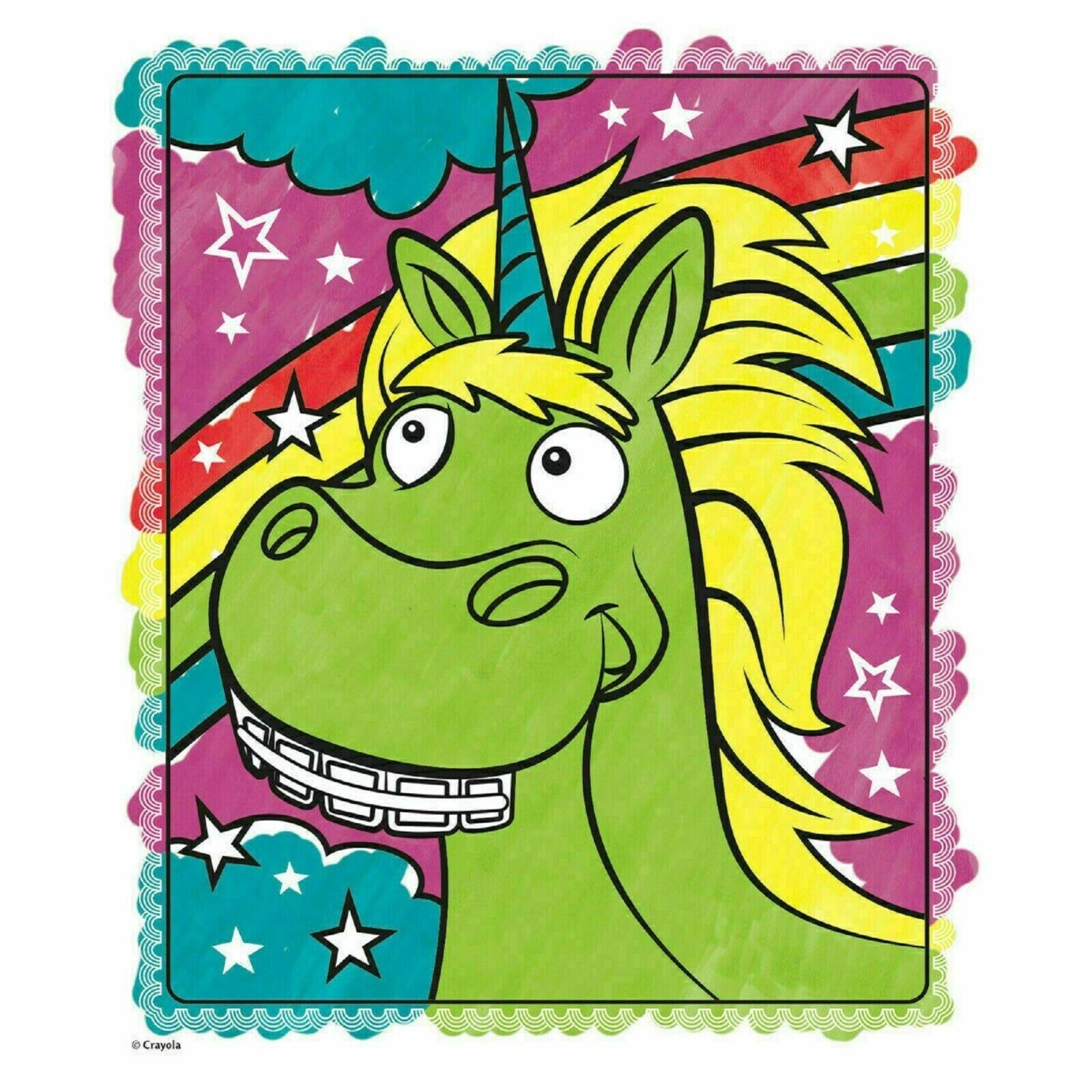 Crayola Color Wonder Uni-creatures Mess Free Coloring Pages 75-7100 thumbnail