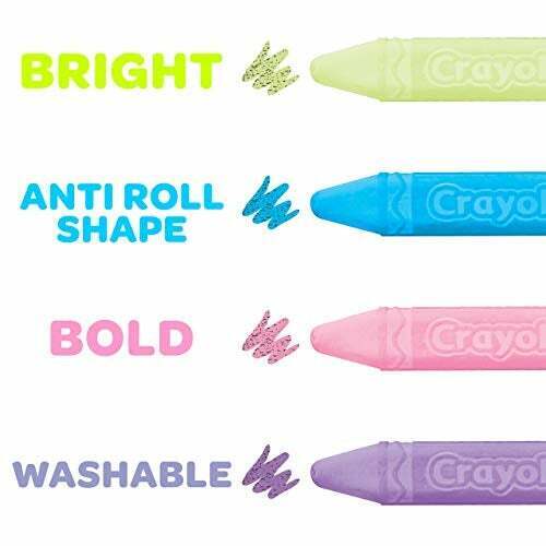 Crayola Chalk Washable Anti-Roll 24-Piece 51-2024 | EAN: 071662612245 thumbnail