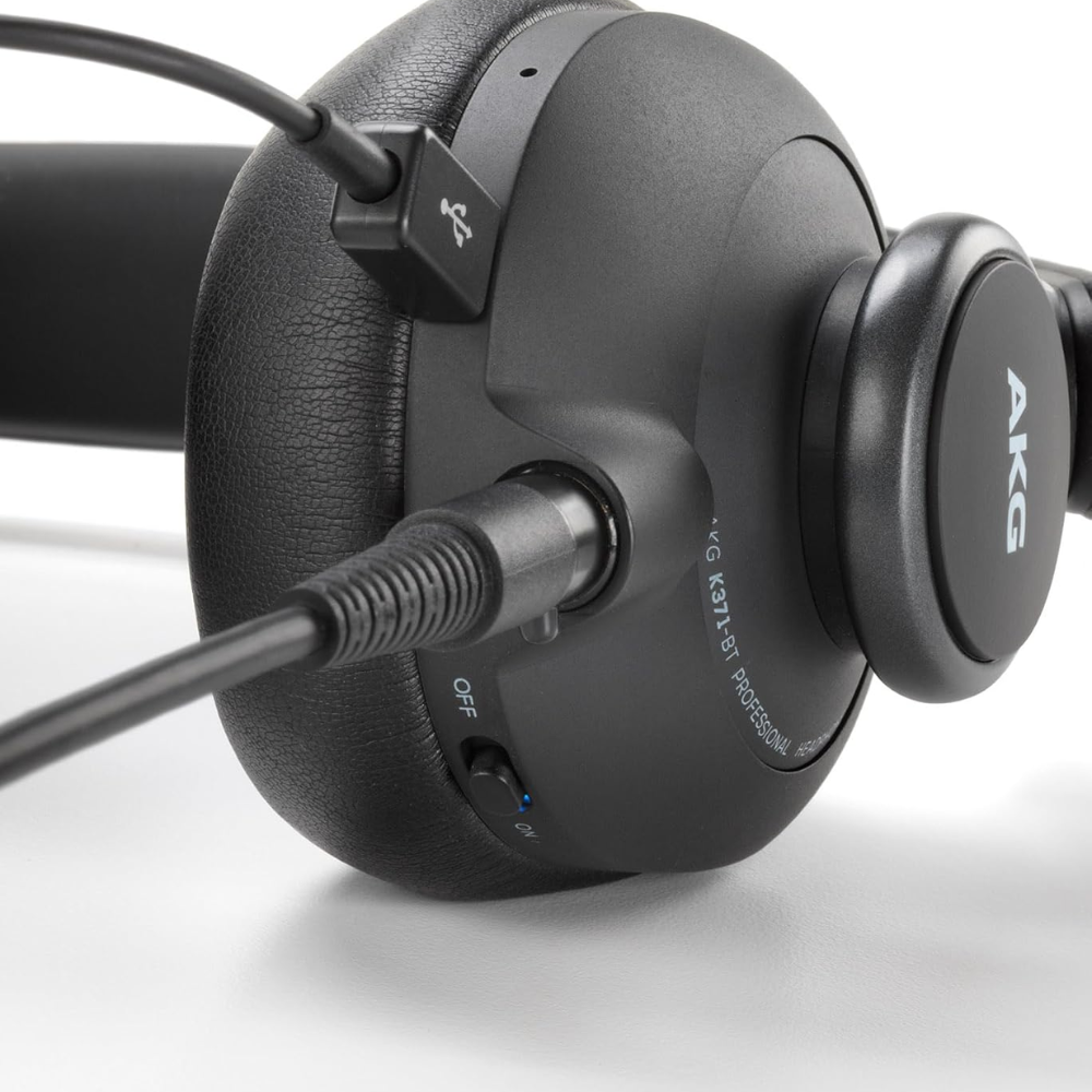 AKG K371BT Bluetooth Closed-Back Studio Headphones thumbnail