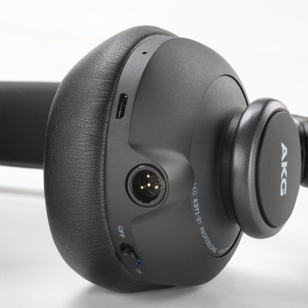 AKG K371BT Bluetooth Closed-Back Studio Headphones thumbnail