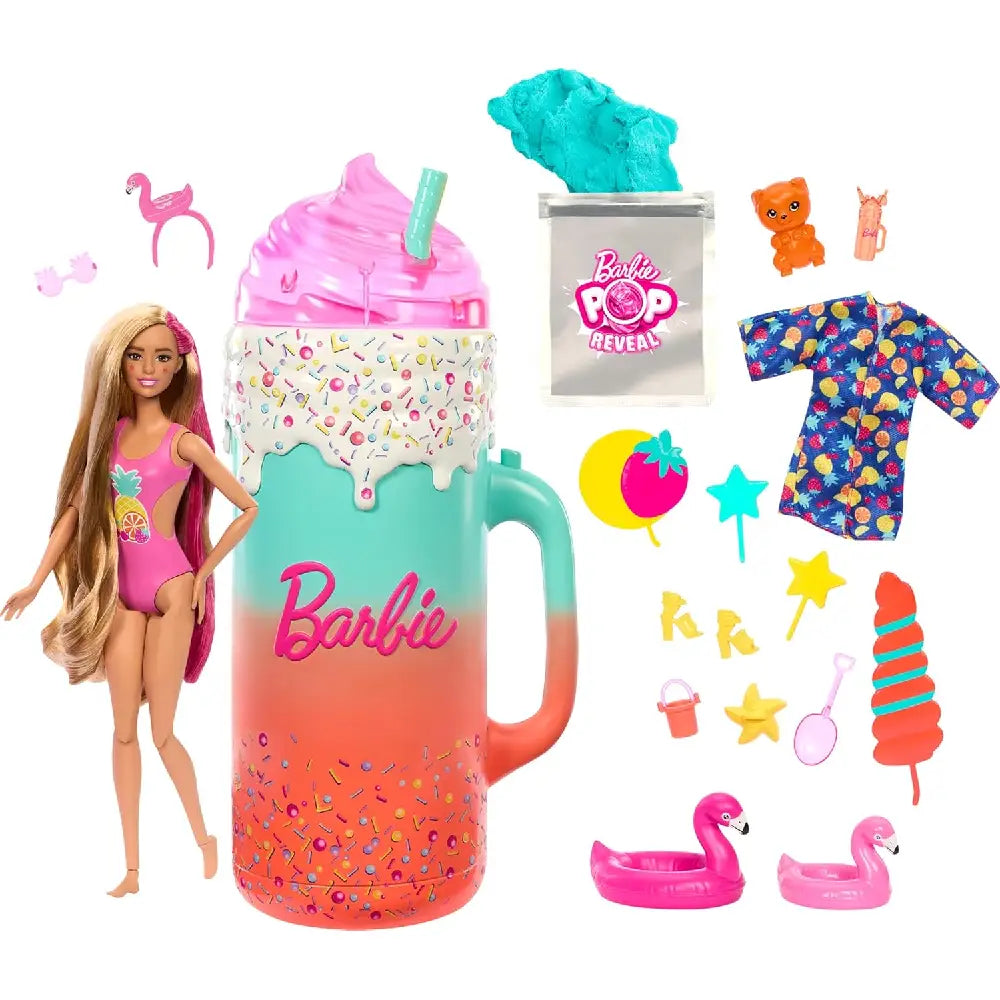 Barbie Pop Reveal Doll & Accessories, Rise & Surprise Fruit Series Gift Set HRK57 thumbnail