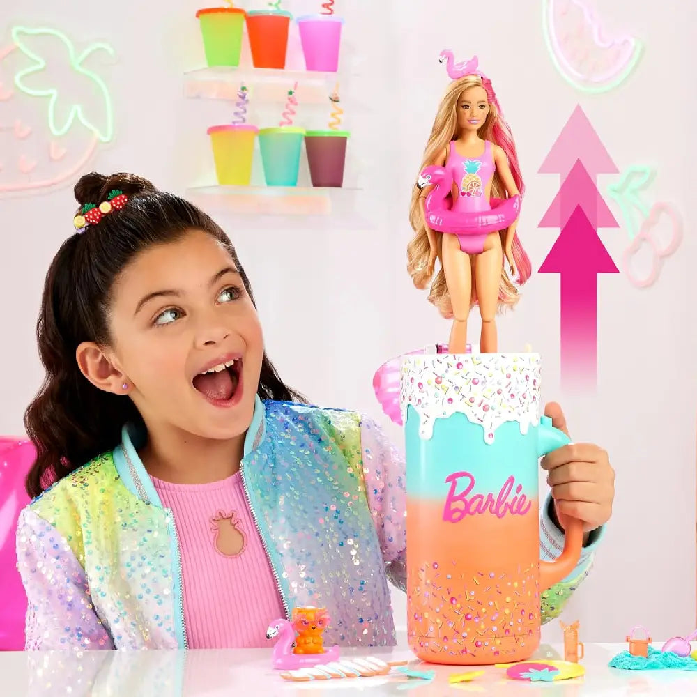Barbie Pop Reveal Doll & Accessories, Rise & Surprise Fruit Series Gift Set HRK57 thumbnail