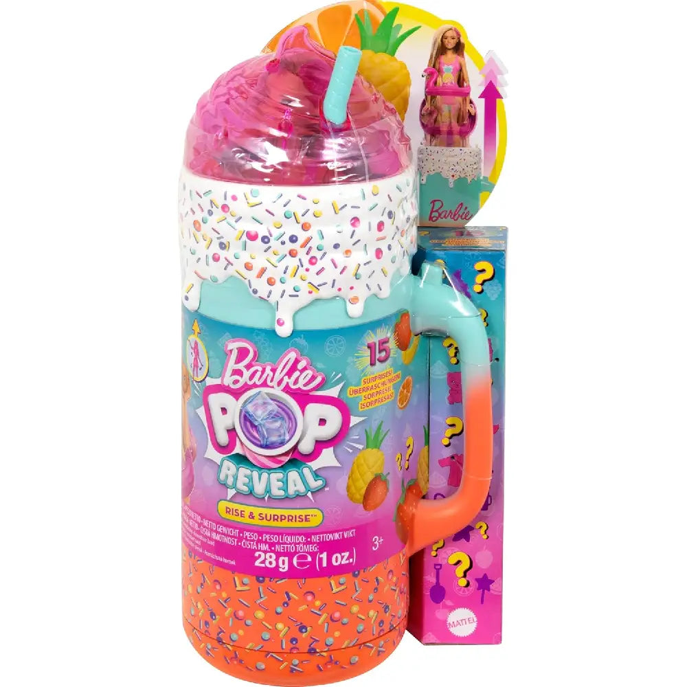 Barbie Pop Reveal Doll & Accessories, Rise & Surprise Fruit Series Gift Set HRK57 thumbnail
