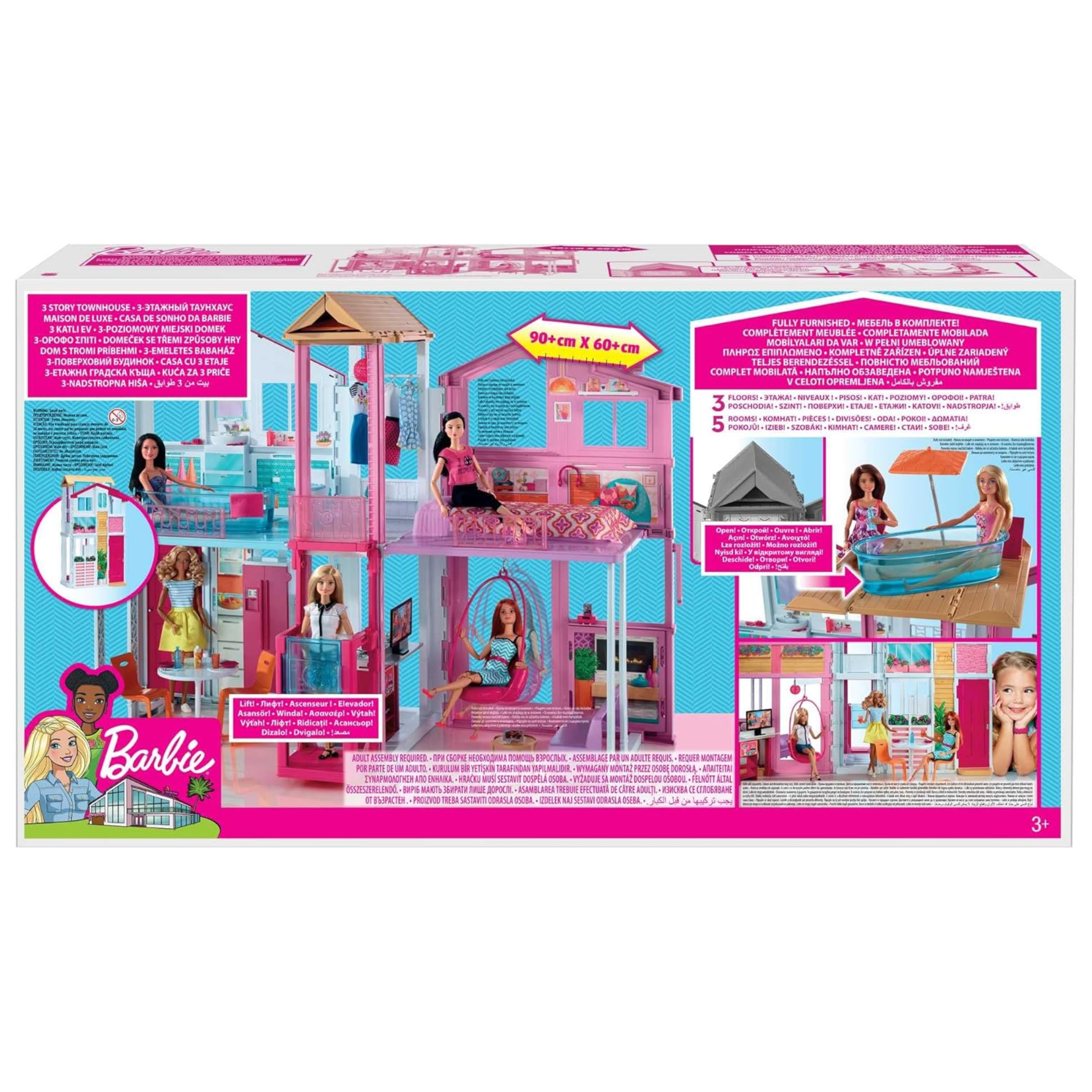 Barbie 3 Story Townhouse DYL-32 thumbnail