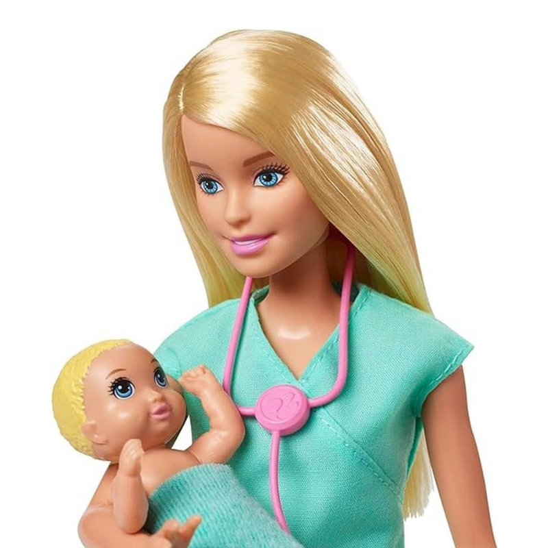 Barbie Careers Baby Doctor Playset DVG10 thumbnail