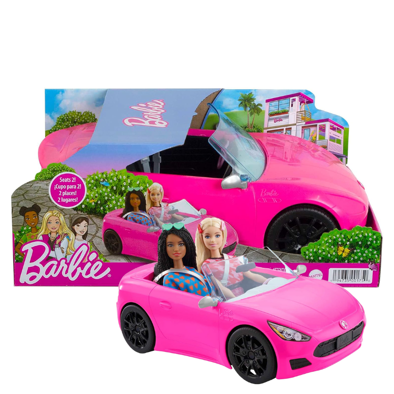 Barbie Convertible 2-Seater Vehicle, Pink HBT92 thumbnail