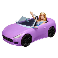 Barbie Convertible with Doll Purple HBY29