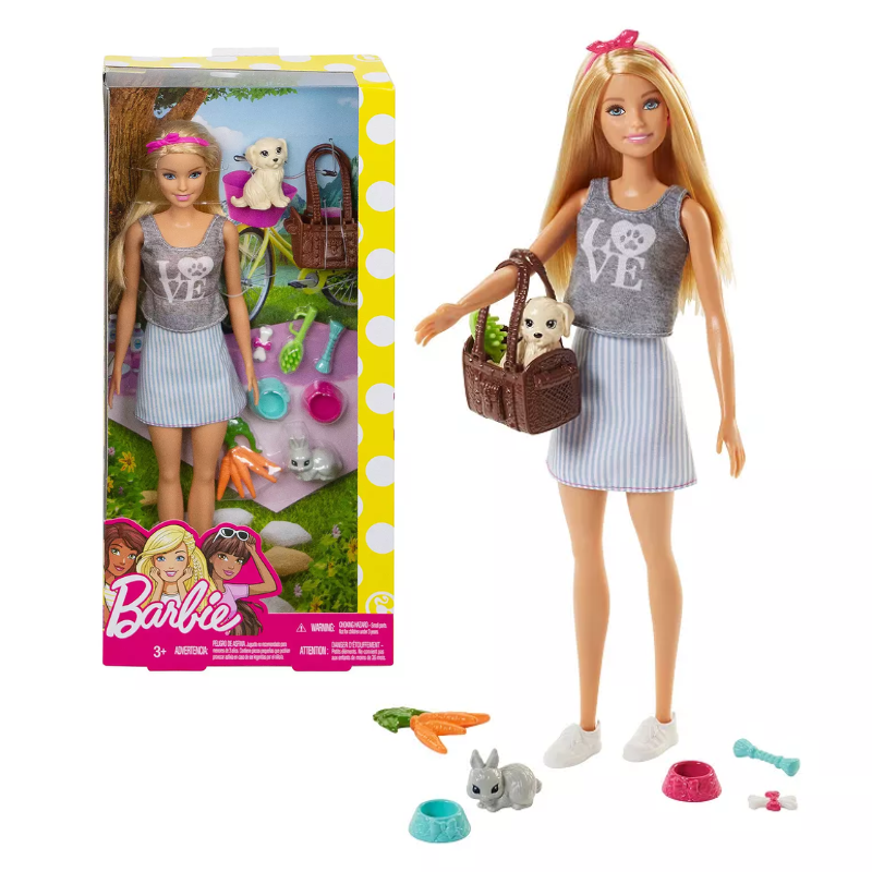 Barbie Dolls and Pets Playset FPR48 thumbnail