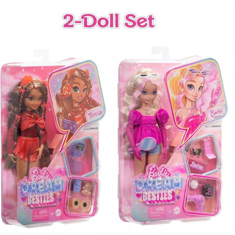 Barbie Dream Besties Malibu & Teresa Doll Playset