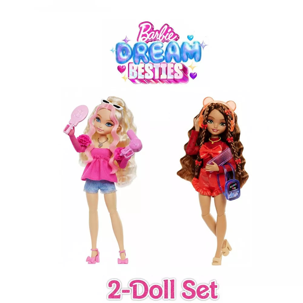 Barbie Dream Besties Malibu & Teresa Doll Playset thumbnail