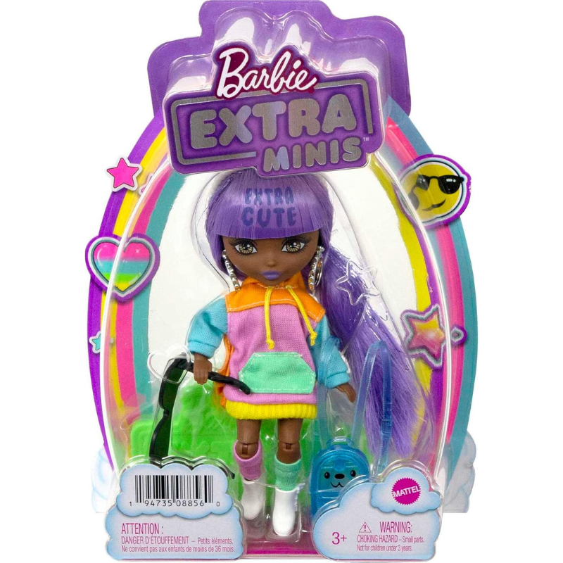Barbie Extra Minis Doll & Accessories with Purple & Silver Hair thumbnail