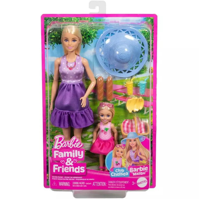 Barbie Family & Friends Dolls & Accessories Playset, Picnic-Themed Playset thumbnail