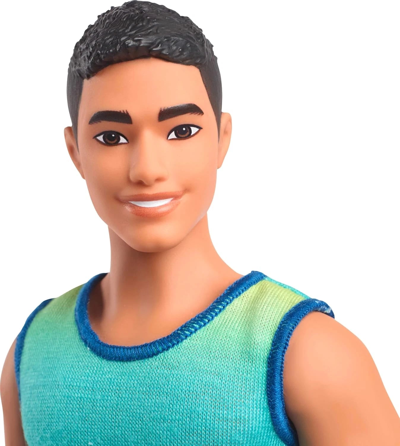 Barbie Fashionistas Ken Doll #235 with Braided Brown Hair thumbnail