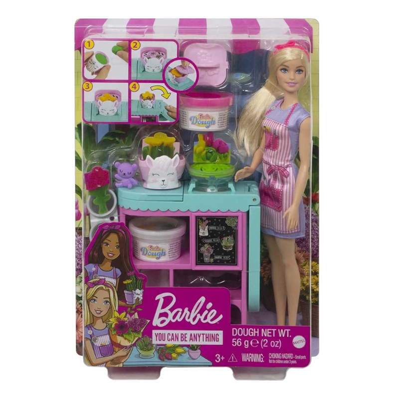 Barbie Florist Playset with 12-in Blonde Doll GTN58 thumbnail