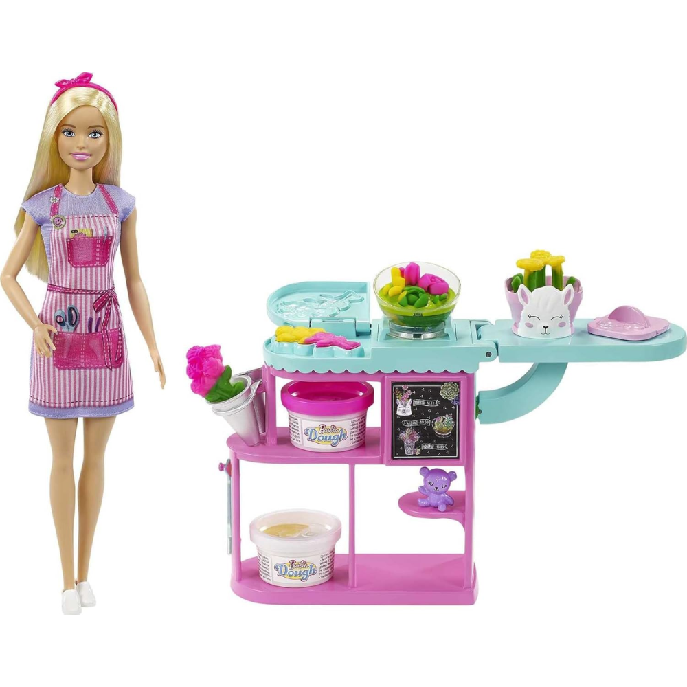 Barbie Florist Playset with 12-in Blonde Doll GTN58 thumbnail