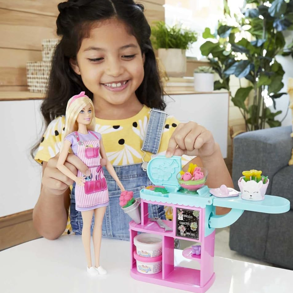 Barbie Florist Playset with 12-in Blonde Doll GTN58 thumbnail