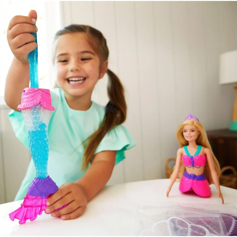 Barbie Dreamtopia Slime Mermaid Doll GKT75 thumbnail