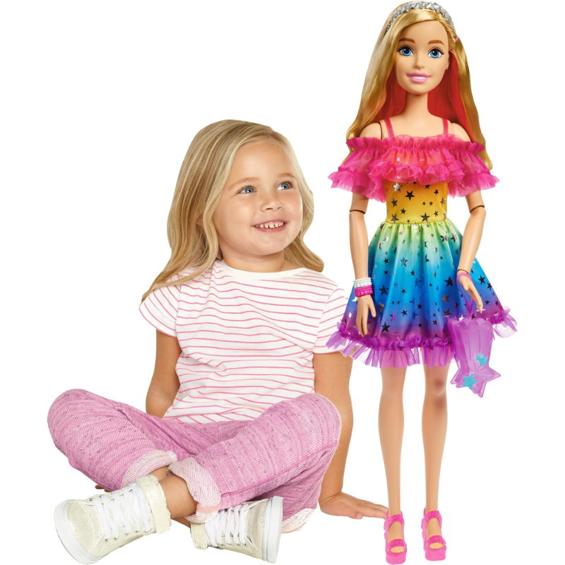 Barbie Large Doll with Blonde Hair, 28 Inches Tall JCW45 thumbnail