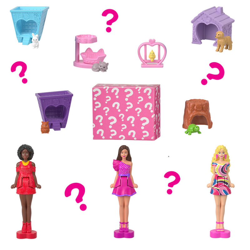 Barbie Mini BarbieLand Doll House Sets, Mini Dreamhouse with Surprise 1.5-inch Doll. Think big and dream small with Mini BarbieLand — the perfect place to play, explore, and collect all your favorite mini Barbie dolls! HYF46 thumbnail