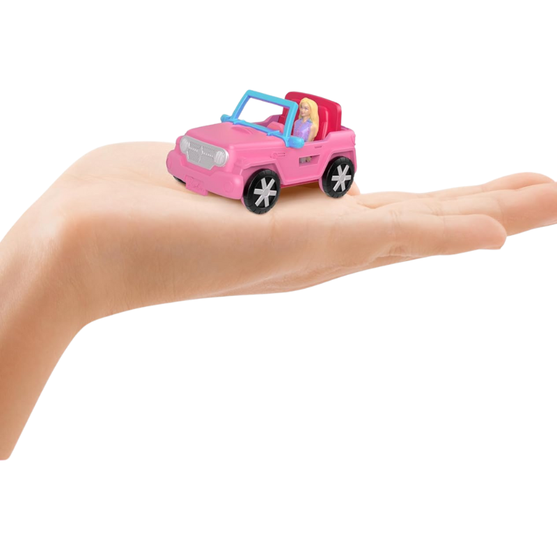 Barbie Mini BarbieLand SUV Playset with Doll & Tent thumbnail