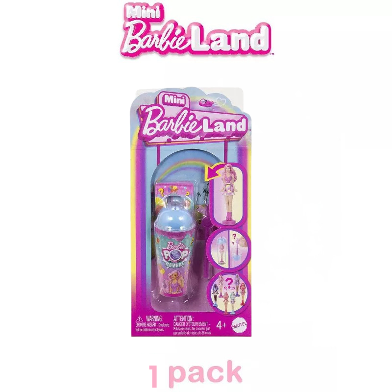 Barbie Mini BarbieLand Pop Reveal Dolls, 1.5-inch Doll with Surprise Sensory Reveal (Styles May Vary) thumbnail