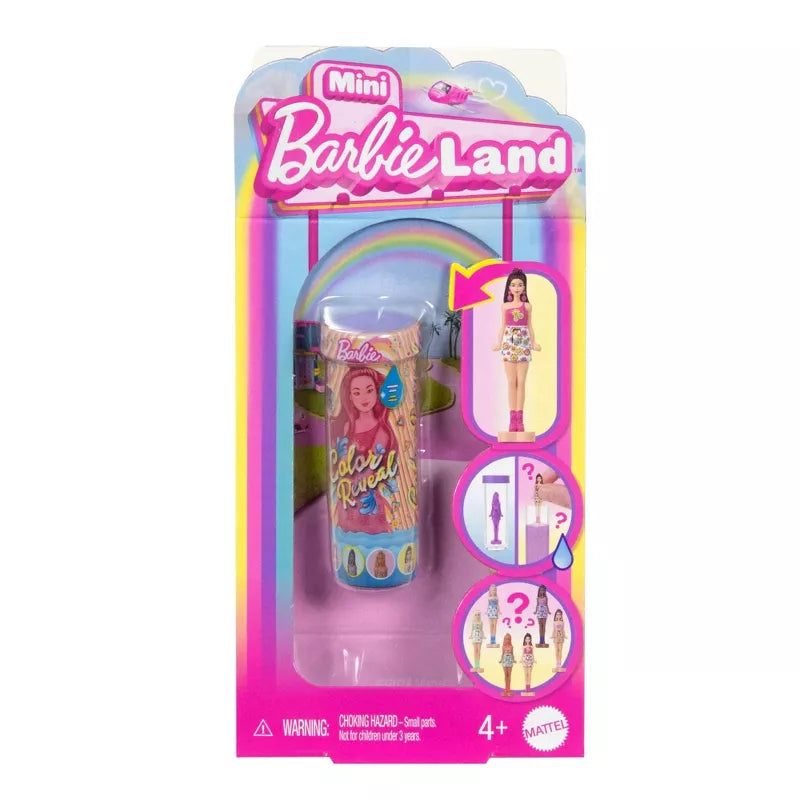 Barbie Mini BarbieLand Color Reveal Dolls, 1.5-inch Doll with Surprise Water Reveal (Styles May Vary) thumbnail