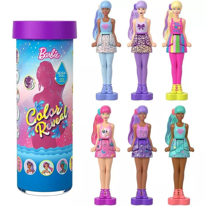 Barbie Mini BarbieLand Color Reveal Dolls, 1.5-inch Doll with Surprise Water Reveal (Styles May Vary) thumbnail