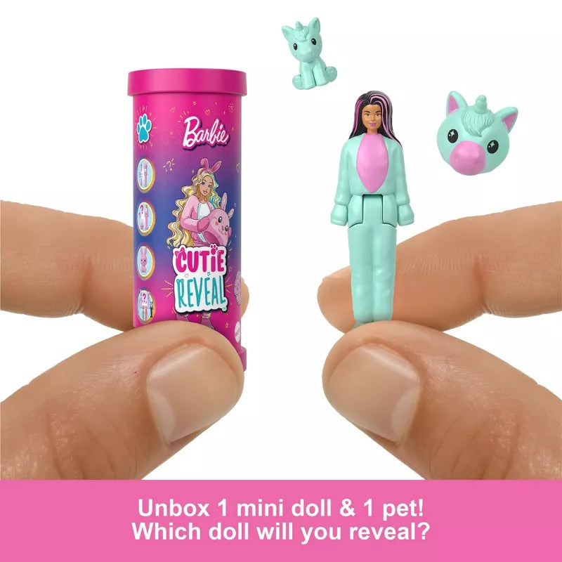 Barbie Mini BarbieLand  Cutie Reveal Doll Random Model HYM25 thumbnail
