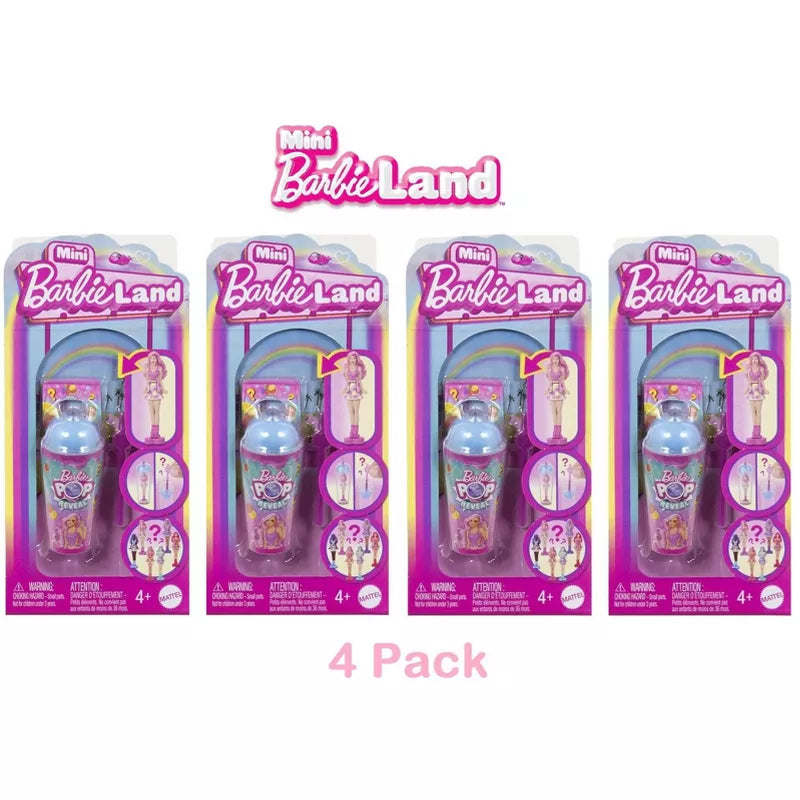 Barbie Mini BarbieLand Pop Reveal Dolls, 1.5-inch Doll with Surprise Sensory Reveal (Styles May Vary) thumbnail