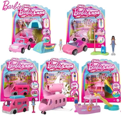 Barbie Mini Barbie Land Collectible Playsets With 1.5-Inch Doll And Interactive Play Areas thumbnail