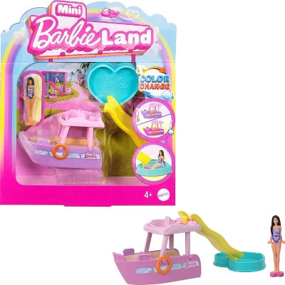 Barbie Mini Barbie Land Collectible Playsets With 1.5-Inch Doll And Interactive Play Areas thumbnail