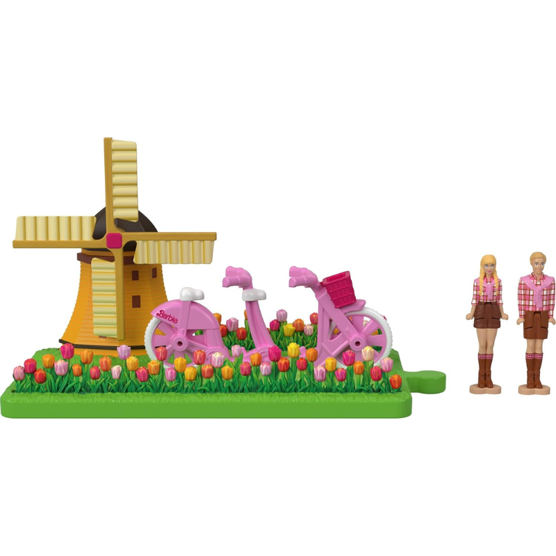 Barbie Mini Barbie Land The Movie Vehicle Collection – Miniature Movie-Inspired Cars with Mini Dolls & Accessories thumbnail