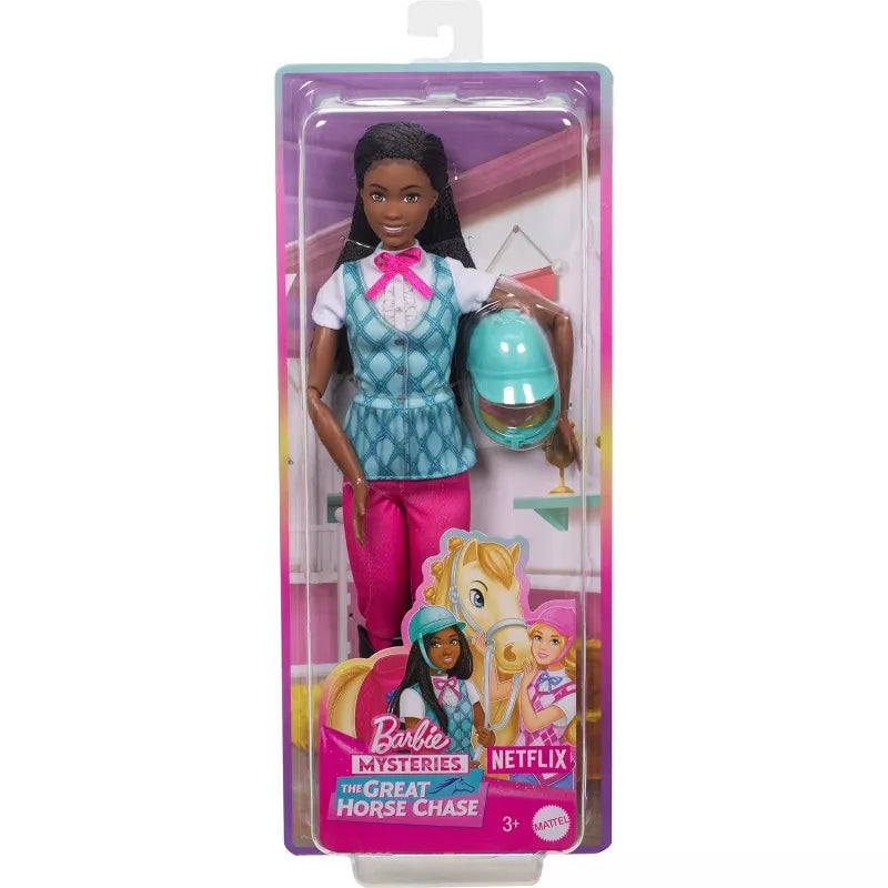 Barbie Mysteries: The Great Horse Chase Barbie “Brooklyn” Doll With Riding Clothes & Accessories thumbnail