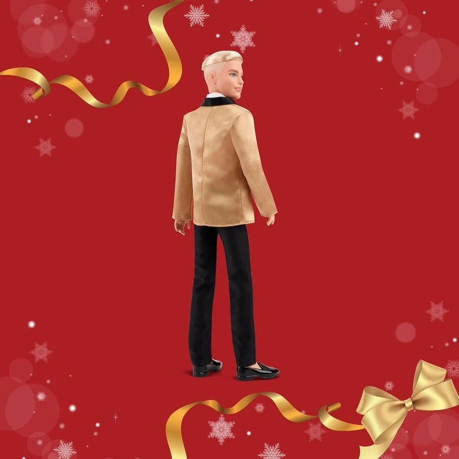 Barbie Signature 2025 Holiday Blonde Ken Doll thumbnail