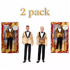 Barbie Signature Holiday Ken 2025 Collector Doll 2-Pack