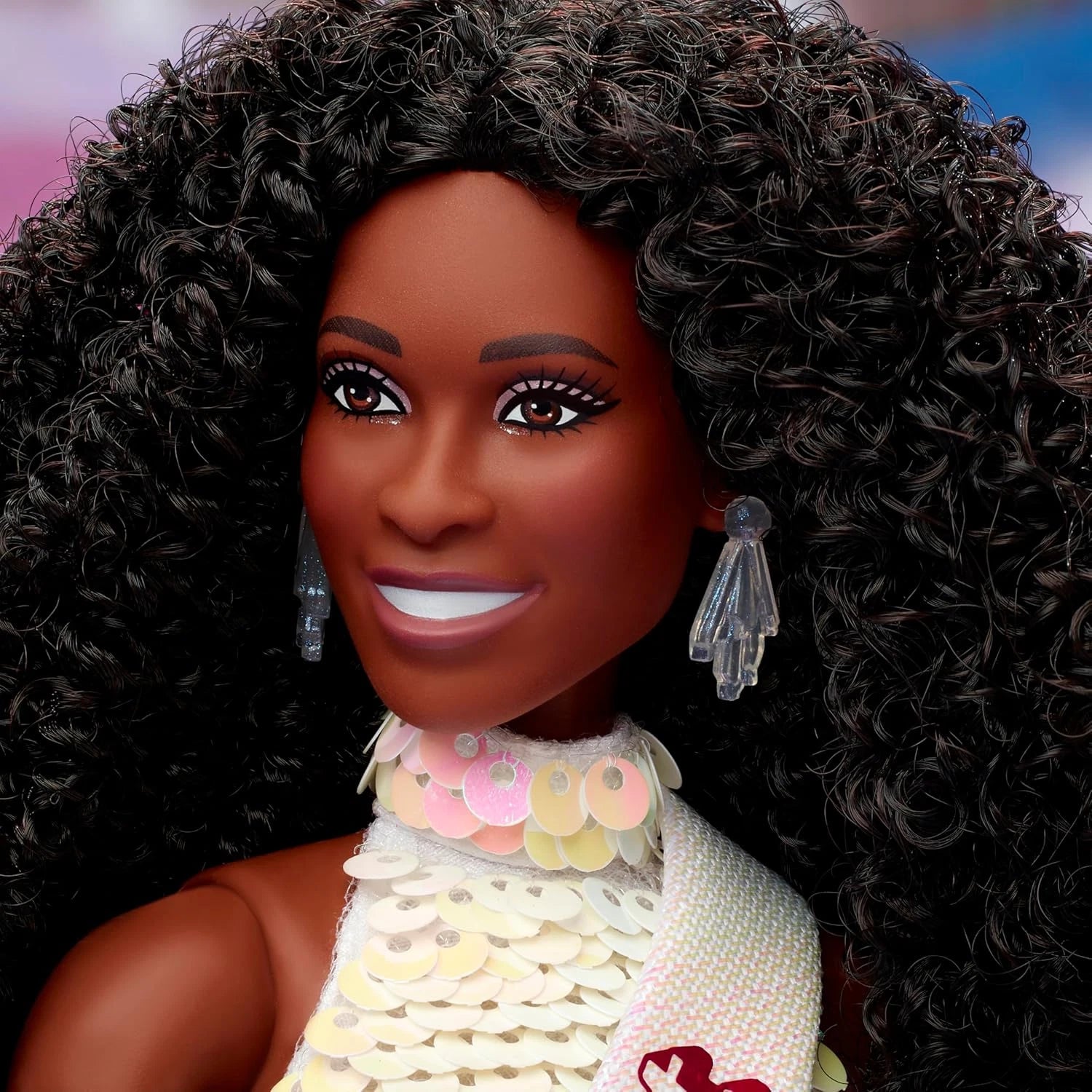 Barbie The Movie Issa Rae as President Collectible Doll with Elegant Presidential Outfit, Premium Display Packaging thumbnail