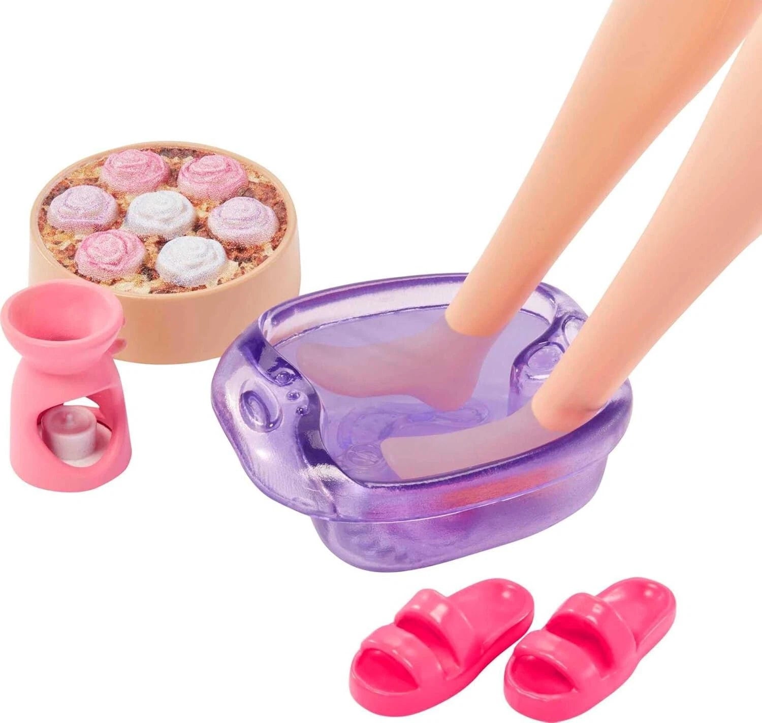 Barbie Wellness Self-Care Spa Day Doll with Puppy and Accessories for Imaginative Play thumbnail