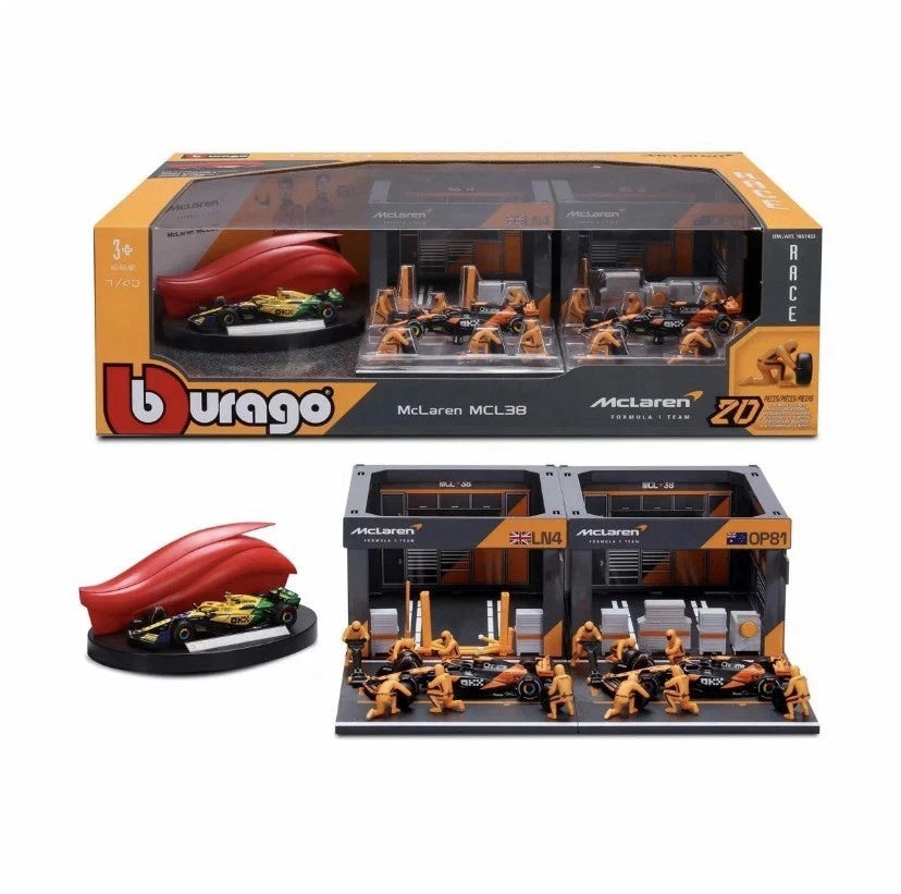 Bburago Deluxe Formula 1 Paddock Set – Ferrari thumbnail
